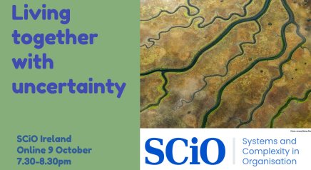 Living together with Uncertainty, Scio Ireland 9 October, image of dried up river delta